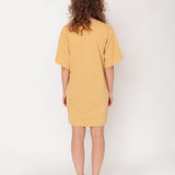 Sasha Organic Cotton Dress In Honey