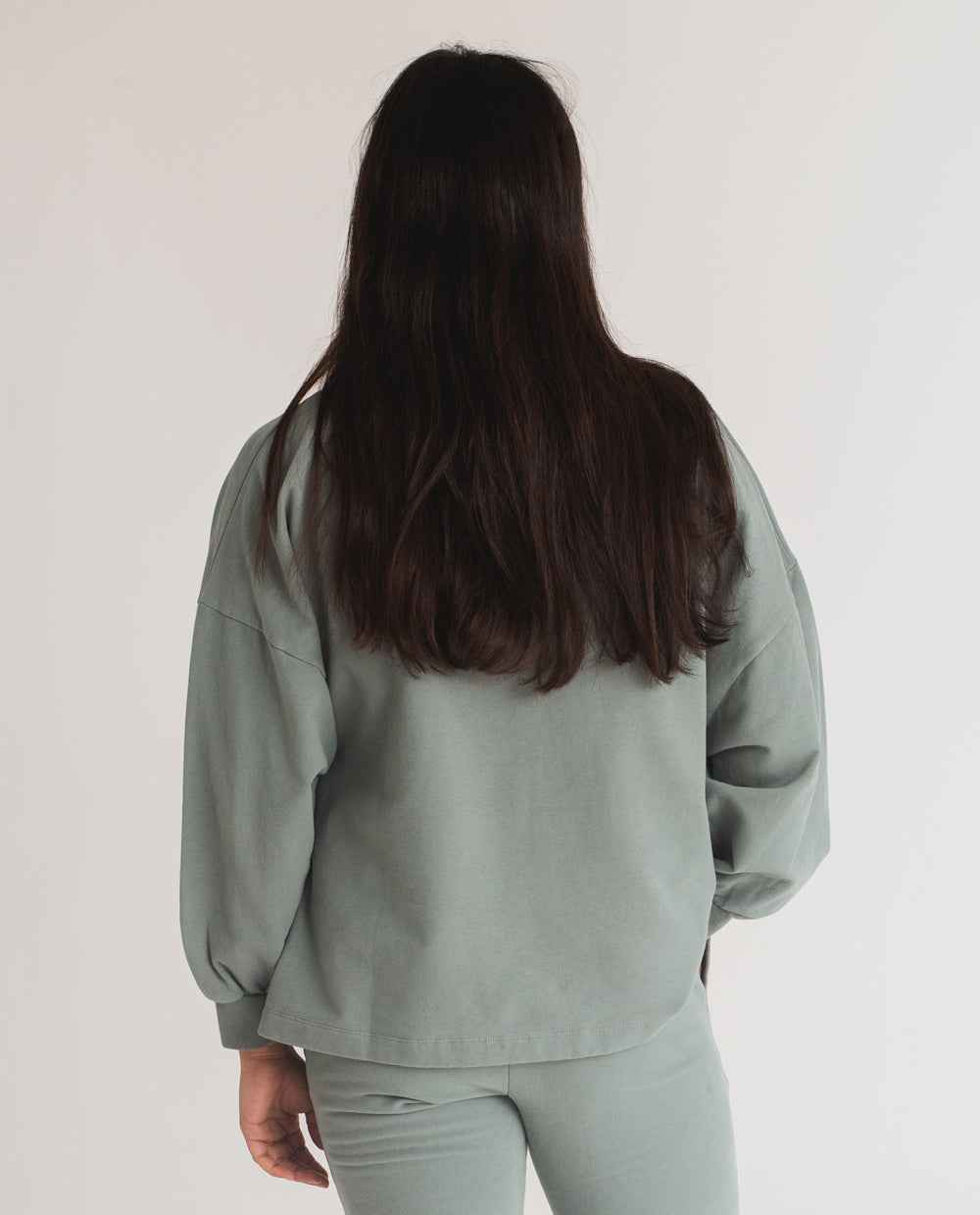 Serenity Organic Cotton Jumper In Ocean