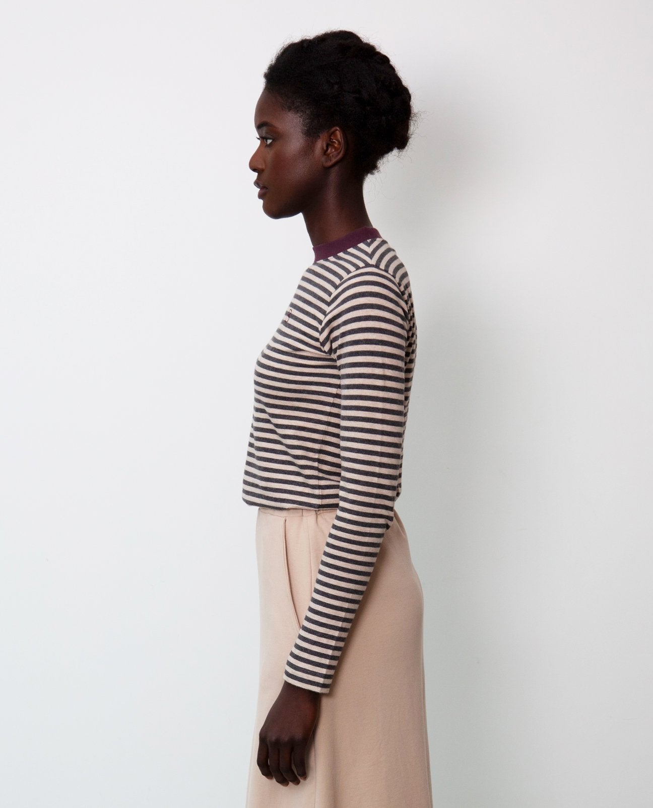Ronda Organic Cotton Skirt In Sand