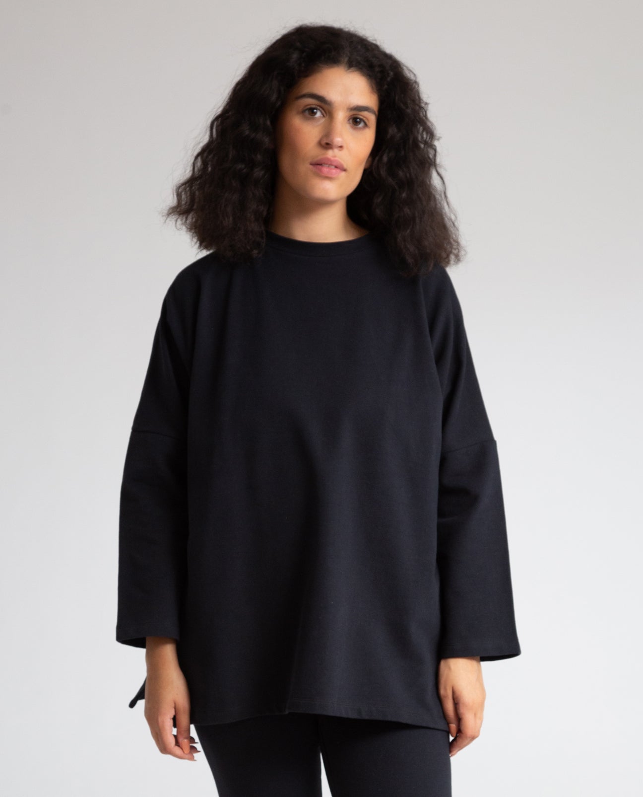 Soma Organic Cotton Sweatshirt In Black