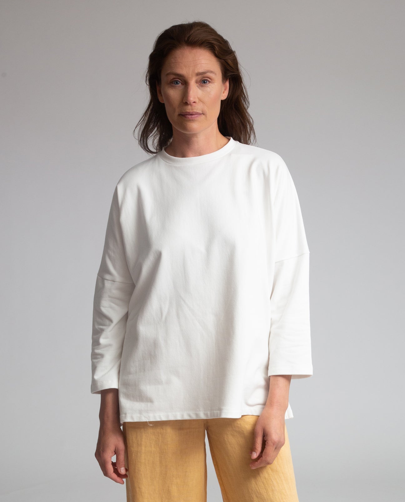 Soma Organic Cotton Sweatshirt In Ivory