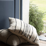 Colares-Casa Striped Cushion in Beige / Cream
