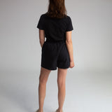 Sylvia Organic Cotton Shorts In Black