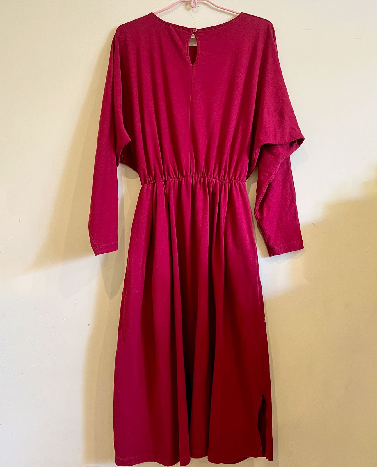 Talita Organic Cotton Dress in Cherry XS