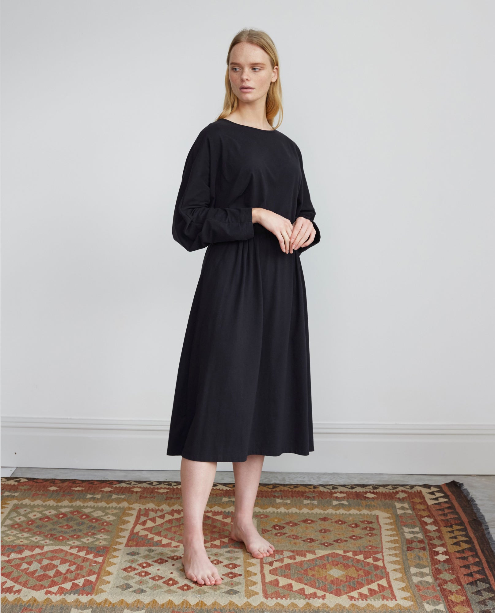Talita Organic Cotton Dress In Black