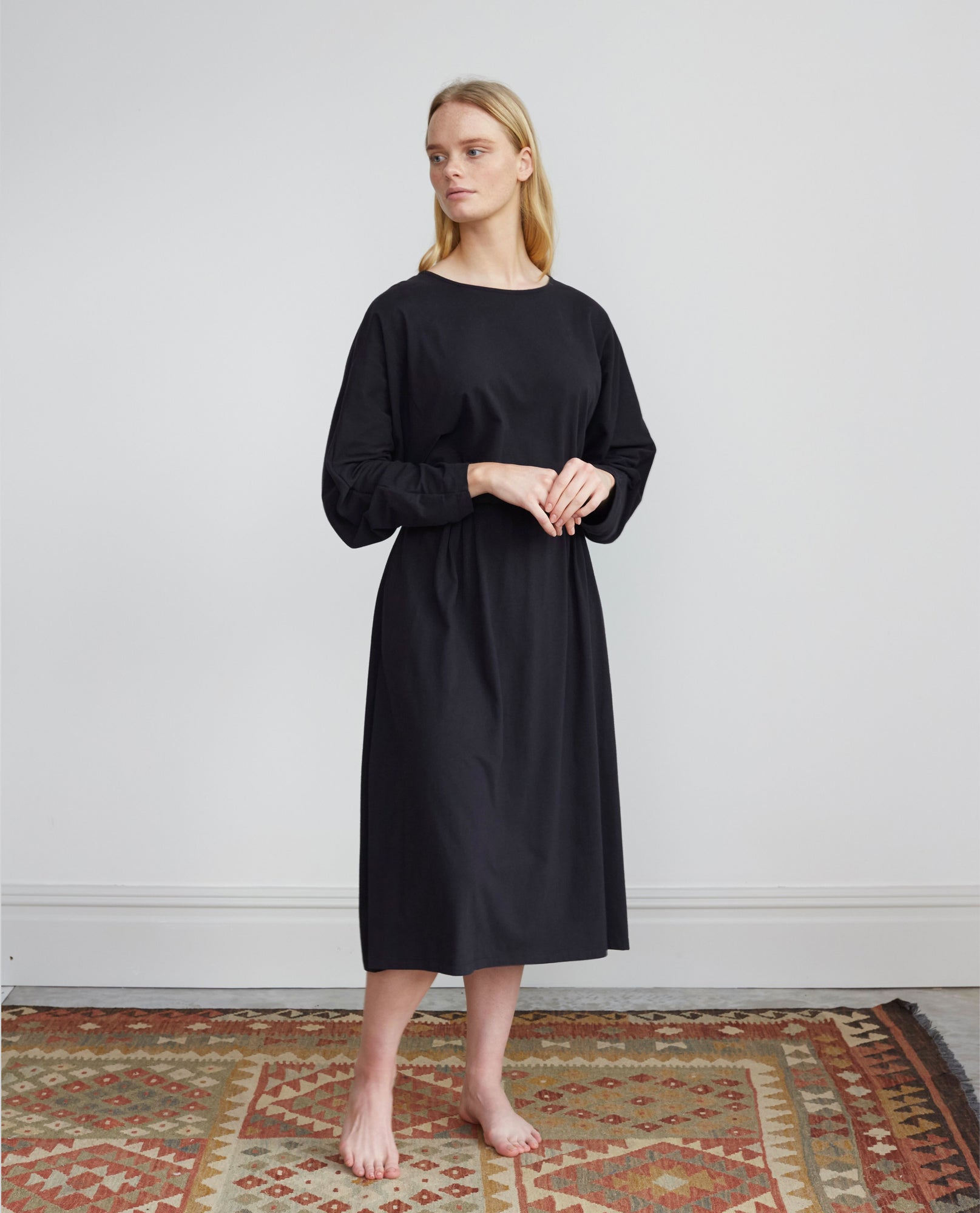 Talita Organic Cotton Dress In Black