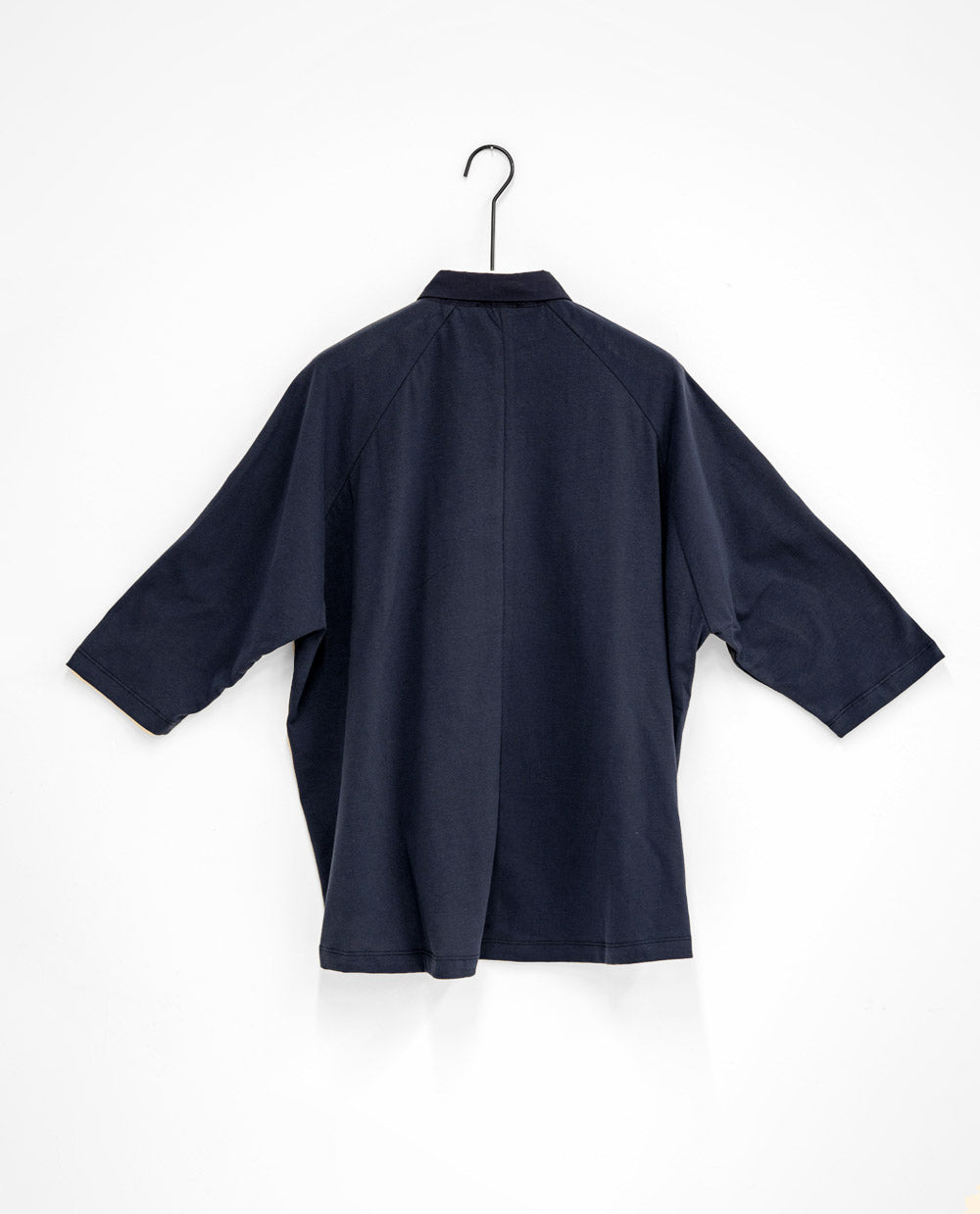 Terry Organic Cotton Shirt In Navy