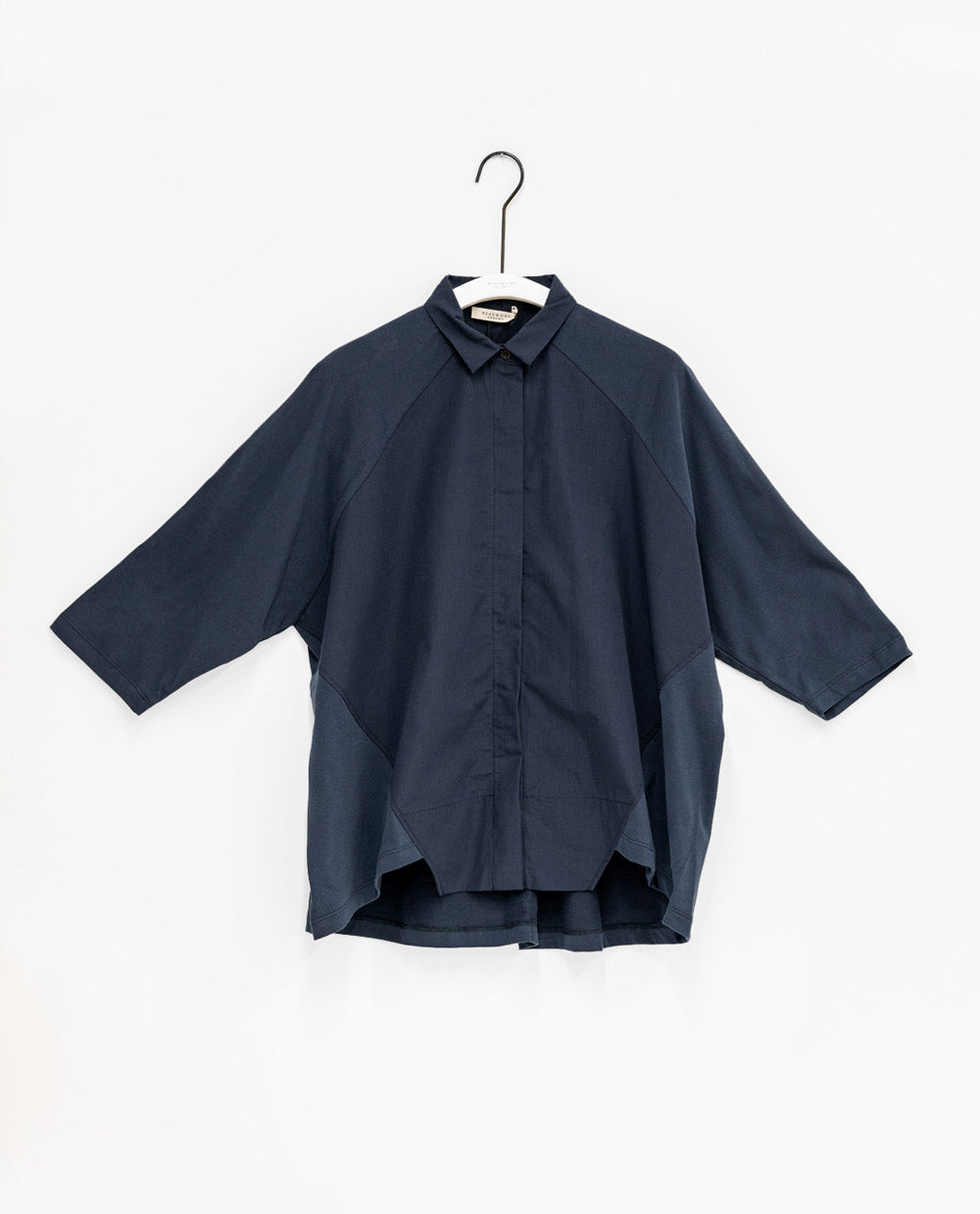 Terry Organic Cotton Shirt In Navy