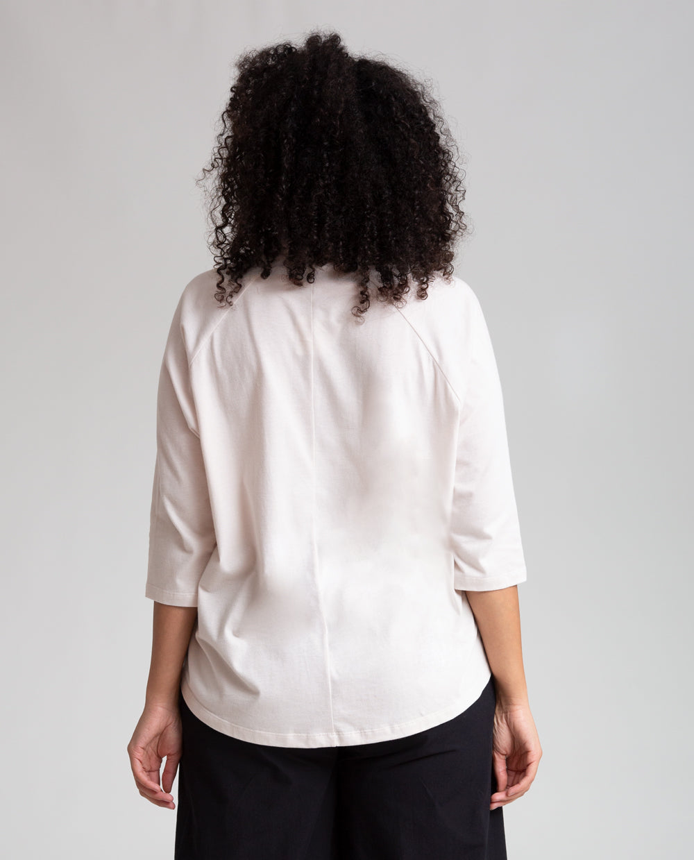 Terry Organic Cotton Shirt In Perfectly Pale