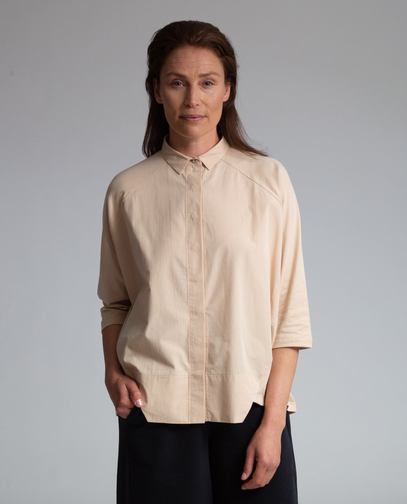 Terry Organic Cotton Shirt In Sand