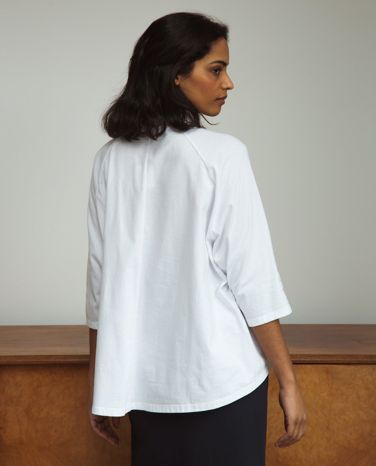 Terry Organic Cotton Shirt In Off White