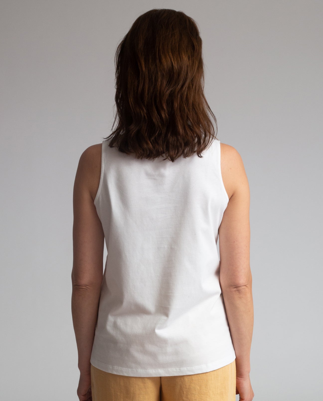 Thea Organic Cotton Top In White