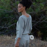 Tiva Organic Cotton T-shirt In Soft Sage