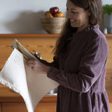 Cela-Casa Small Linen Towel in Cream