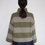 Ula-Sue Organic Cotton Top In Army & Khaki