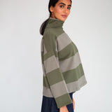 Ula-Sue Organic Cotton Top In Army & Khaki