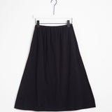 Valentina Organic Cotton Skirt In Black