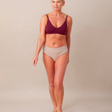 Vineta Organic Cotton Knicker In Sand