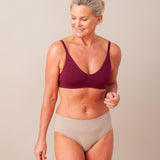 Vineta Organic Cotton Knicker In Sand