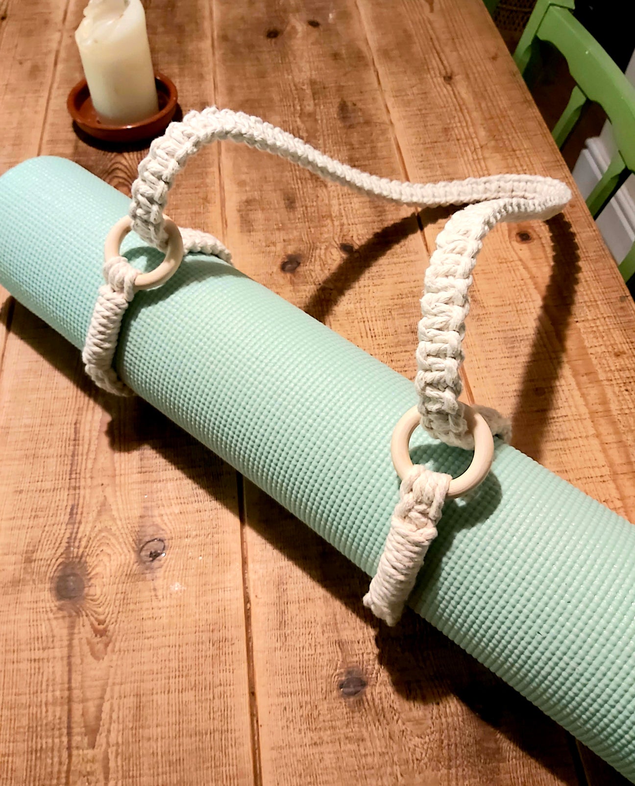 Macrame Yoga Mat Strap