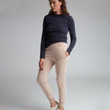 Zadie Organic Cotton Trousers In Crepe