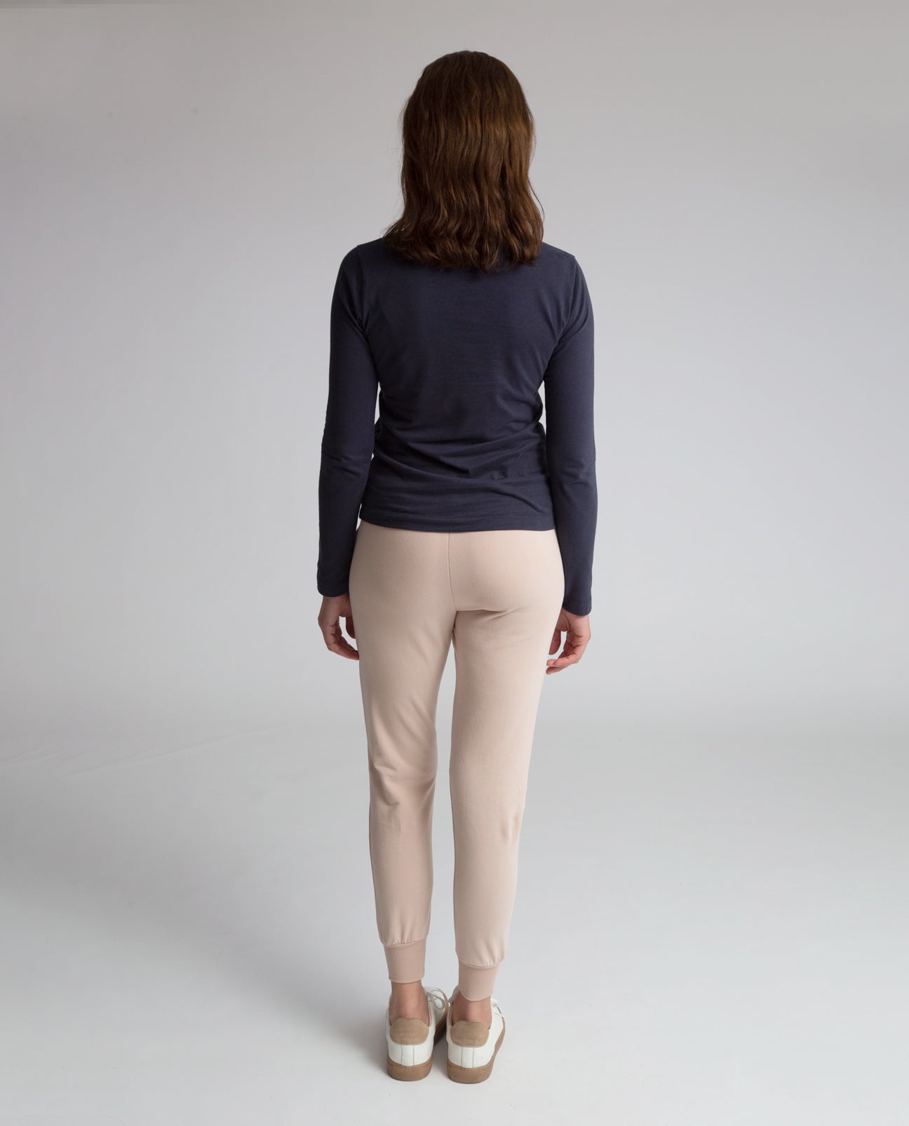 Zadie Organic Cotton Trousers In Crepe