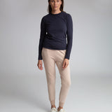 Zadie Organic Cotton Trousers In Crepe