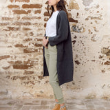 Zadie Organic Cotton Trousers In Pistachio