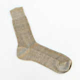 Zeta Linen Socks in Light Grey