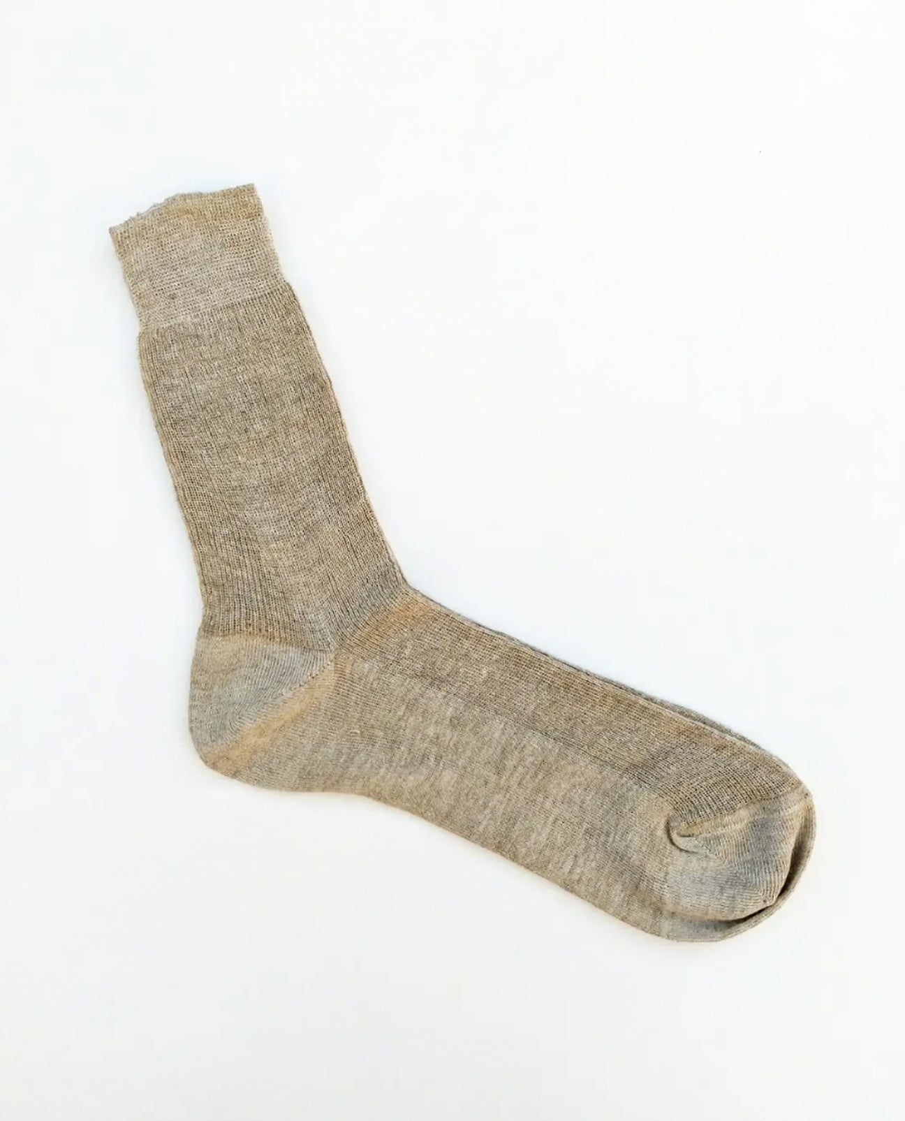 Zeta Linen Socks in Light Grey